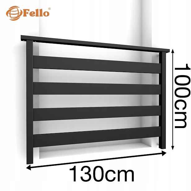 CLASSIC4 Francouzský balkon 130 cm Balustrada Ral