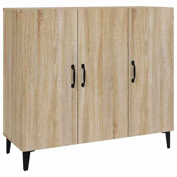 vidaXL Příborník dub sonoma 90 x 34 x 80 cm kompozitní dřevo