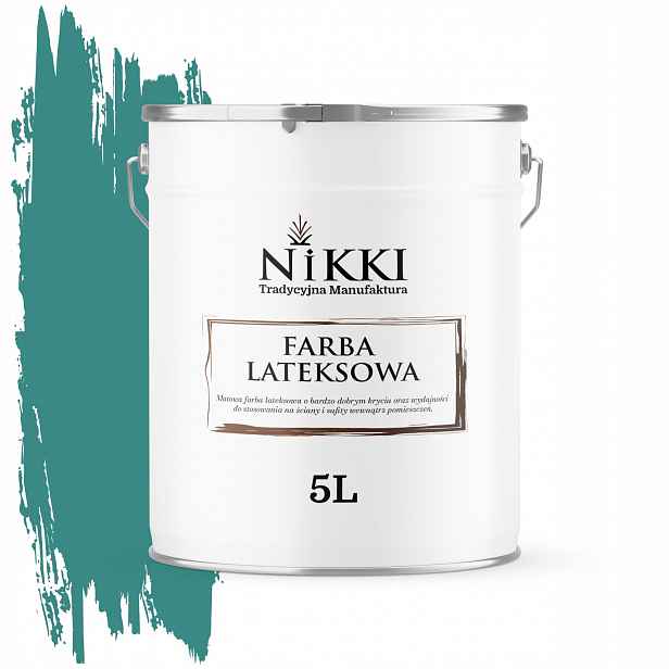 Barva Tyrkysová Barva Tmavá H1421 5L Hluboká Matná Na Stěny