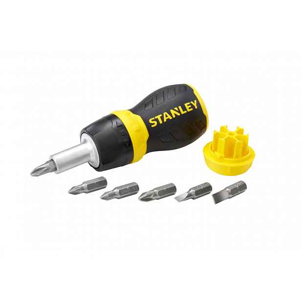 Stanley - Ráčnový šroubovák s bity 0-66-358