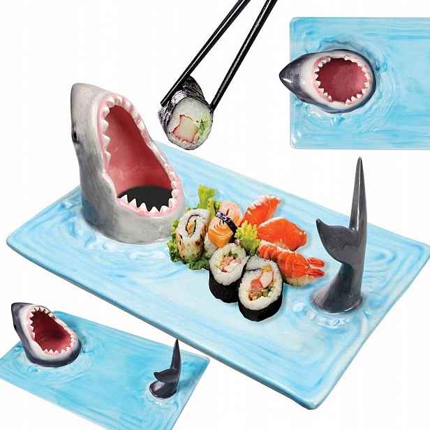 Talířky Na Sushi, Keramická Miska Na Dekorativní Občerstvení Pro Žraloka