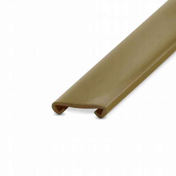 Zábradlová lišta Zábradlí Držák Pvc 40x8 mm Zlatá 15 m