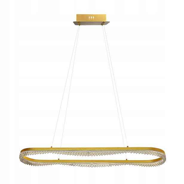 Závěsná Led lampa Milagro Preciosa ML1868 45W 3600lm Zlatá 4000K Nastavitelná