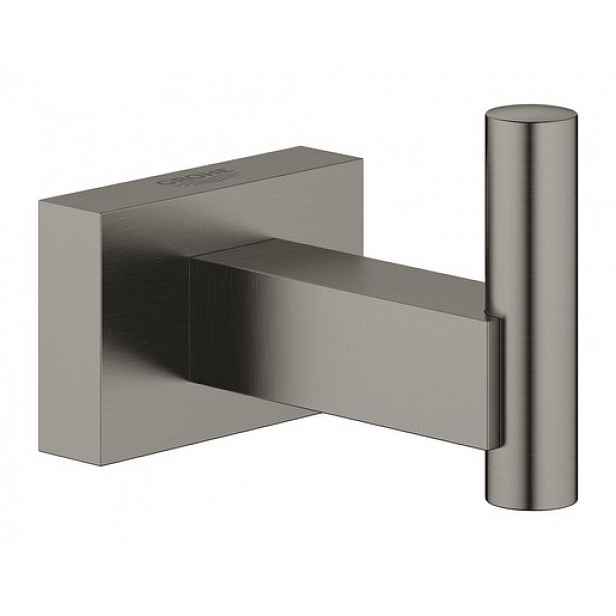 Háček Grohe ESSENTIALS Cube kartáčovaný Hard Graphite 40511AL1
