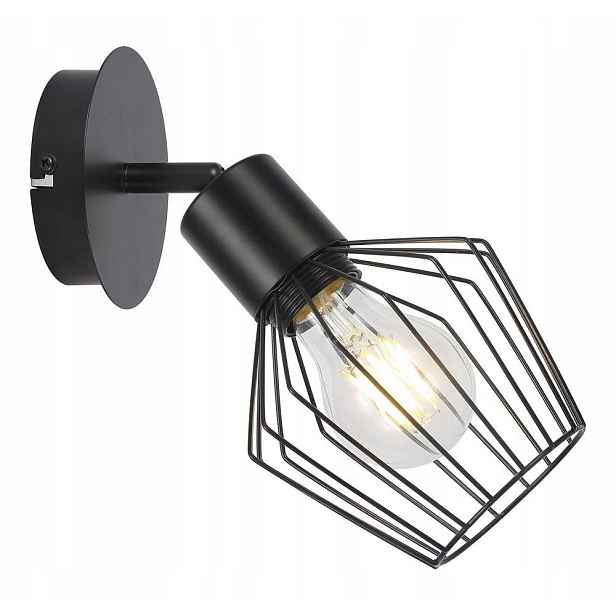 Lampa spotová černá Belano industriální nástěnné osvětlení Rabalux