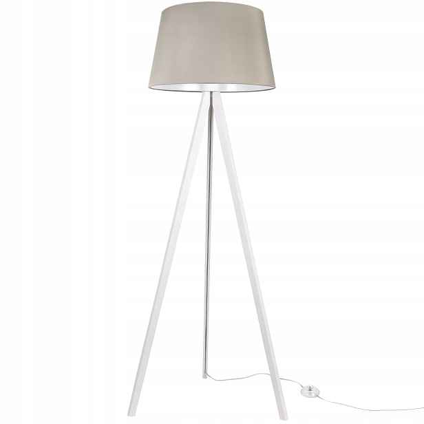 Stojací Podlahová Lampa Trojnožka S Stínítkem Do Ložnice Obývacího Pokoje Kašmír Pl