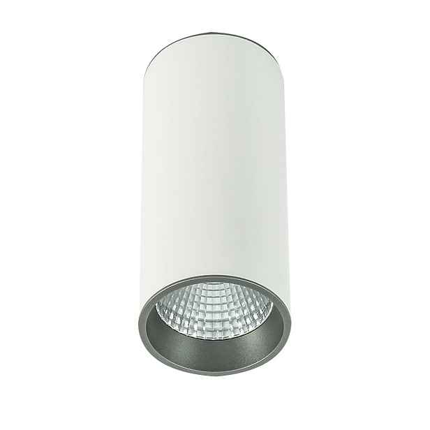 Stropní bodové Led svítidlo tuba 20 cm bílá šedá 4000K Italux