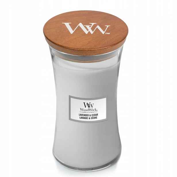 WoodWick Lavender & Cedar velká svíčka 609,5 g