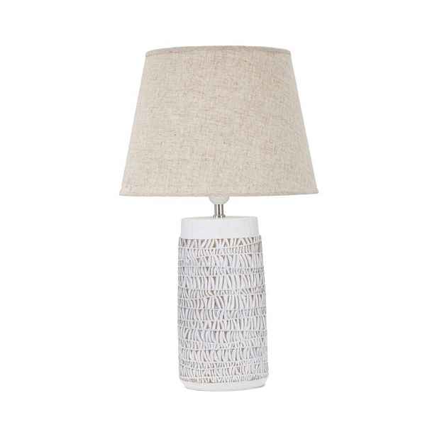 Béžová stolní lampa s textilním stínidlem (výška 60,5 cm) Nairobi – Mauro Ferretti