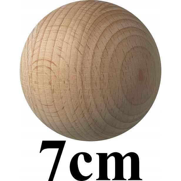 Dřevěné bukové kuličky Kuličky 70 mm