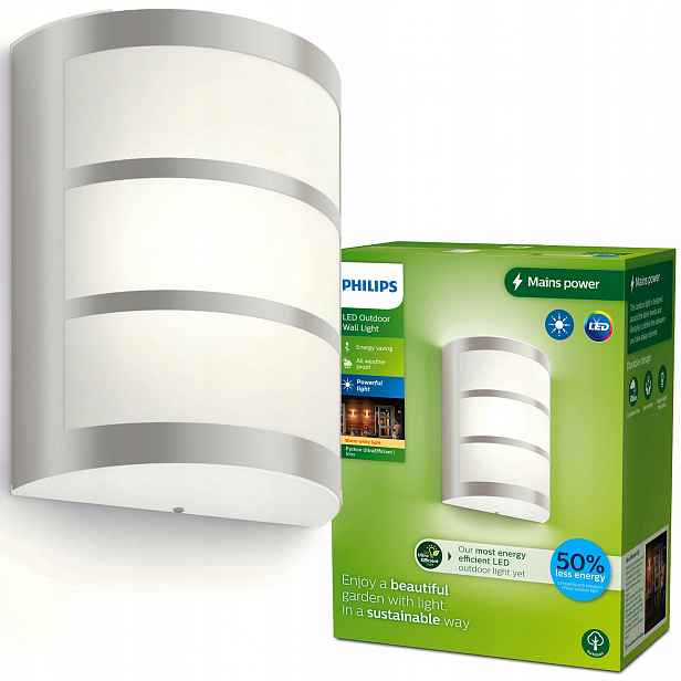 Zahradní Led svítidlo Fasádní nástěnné svítidlo Python 3,8W 2700K IP44 Philips