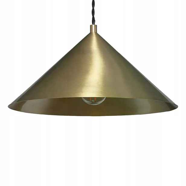 Závěsná lampa zlatý kužel nad jídelní stůl do kuchyně 35 cm Abruzzo