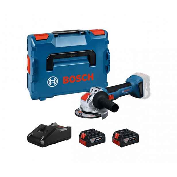 Bosch - 18V AKU úhlová bruska GWX 18V-8, 125 mm, 2x aku 4,0 Ah Li-Ion, nabíječka 06019N9102