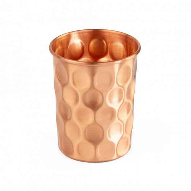 Sada 2 měděných hrnků 250 ml Bodhi Diamond Etching pro studenou vodu