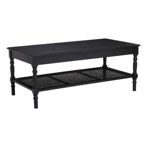 Černý konferenční stolek 60x120 cm Heritage – Premier Housewares