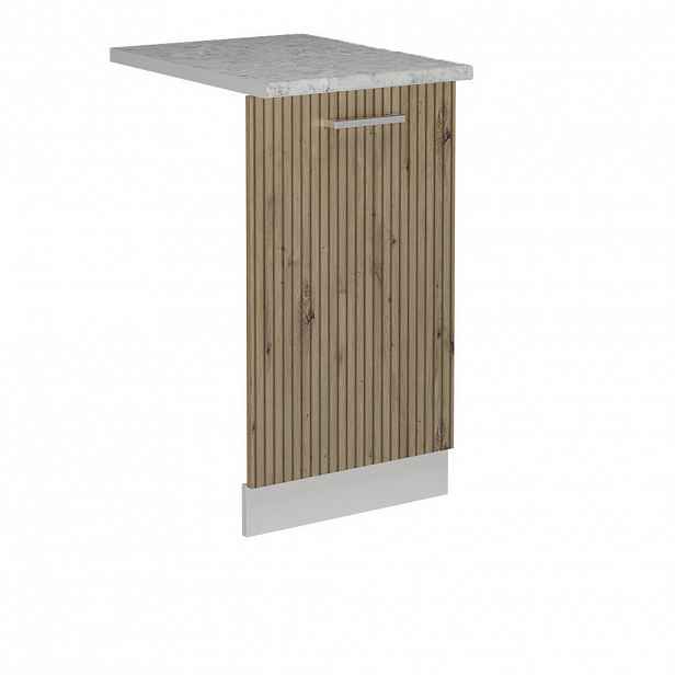 Vicco ČELNÍ PANEL MYČKY R-Line Řemeslný dub 45 cm s pracovní deskou
