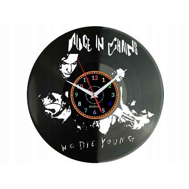 Alice In Chains Dekorativní Nástěnné Hodiny, Moderní Vinylová Deska