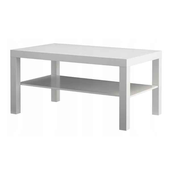 Ikea Lack stolek 90x55 cm stůl lavice Bílá