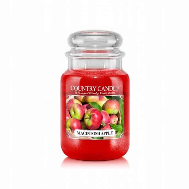 Macintosh Apple – Country Candle – velká vonná svíčka se dvěma knoty