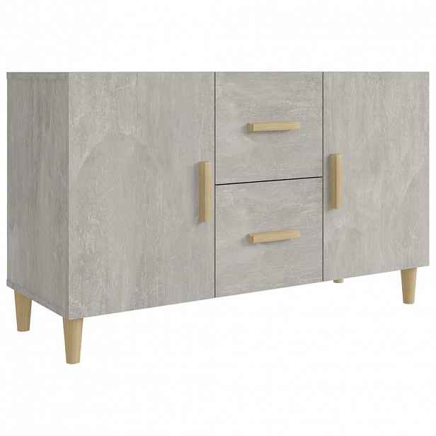 vidaXL Příborník betonově šedý 100 x 36 x 60 cm kompozitní dřevo