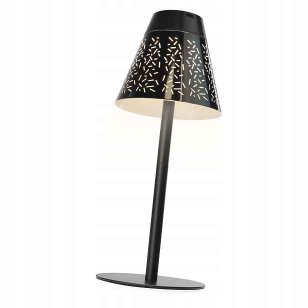 Emos Grace Led stolní lampa černá, stmívatelná