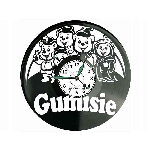 Gumisie Bajka Vinylová deska Nástěnné hodiny Dárek Památka Na narozeniny