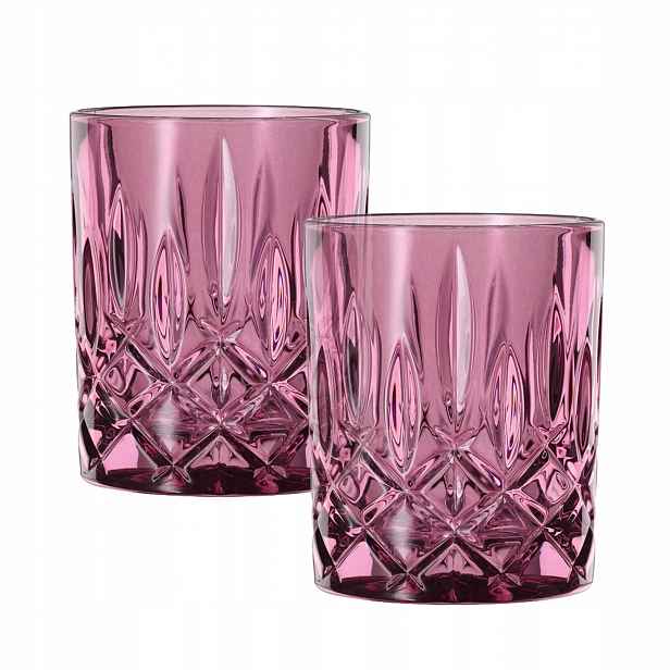 Noblesse Colours Berry Sada 2 sklenic na whisky