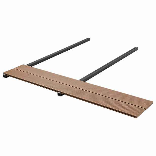 vidaXL Terasová deska 6 ks Teak WPC