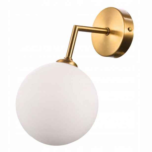 Zlatá skleněná mléčná nástěnná lampa Dorado LP-002/1W Light Prestige