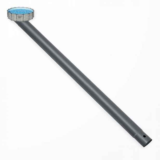 Šedá horizontální trubka Bestway 561EK Steel Pro Max do bazénu, nová