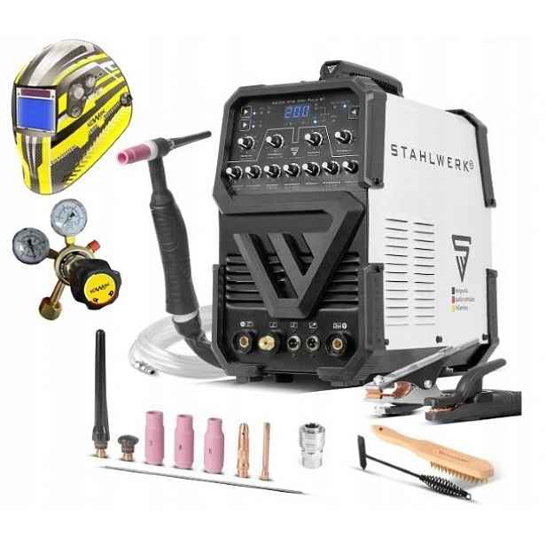 Invertorová Svařečka 2V1 Stahlwerk Tig Ac DC 200 Pulse St Mma Hf 2T/4T