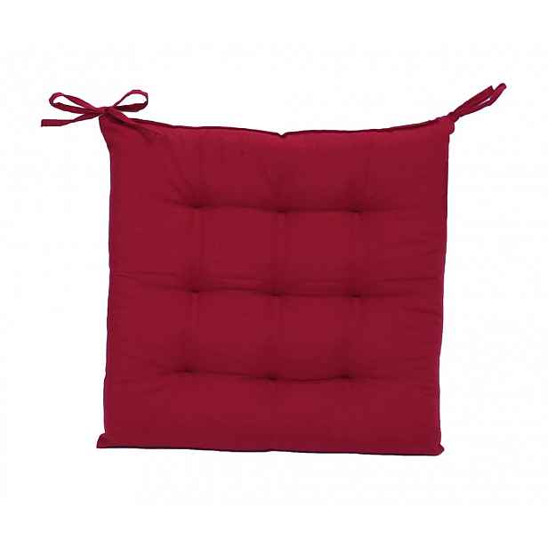 Podsedák na židle Nils 40x40 cm, bordó