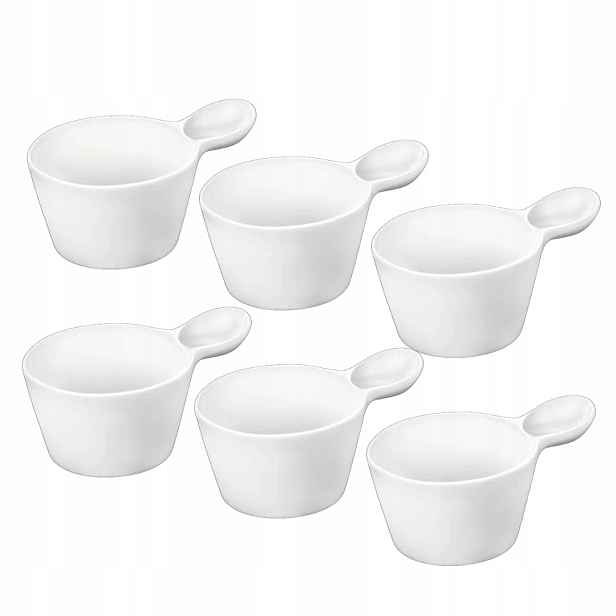 Porcelánová miska na dipy nádoba na svačinu 100 ml Wilmax sada 6 ks