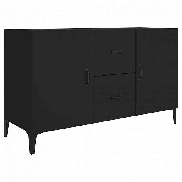 vidaXL Příborník černý 100 x 36 x 60 cm kompozitní dřevo