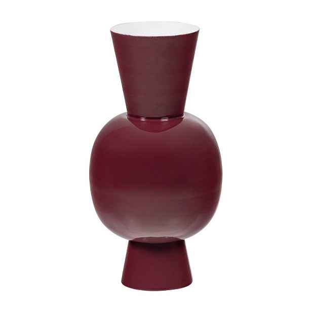 Vínová kovová váza (výška 38 cm) Auri – WOOOD
