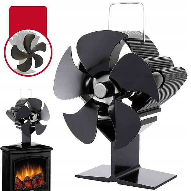 Teplovzdušný Krbový Ventilátor, Termoelektrický Ekologický Větráček
