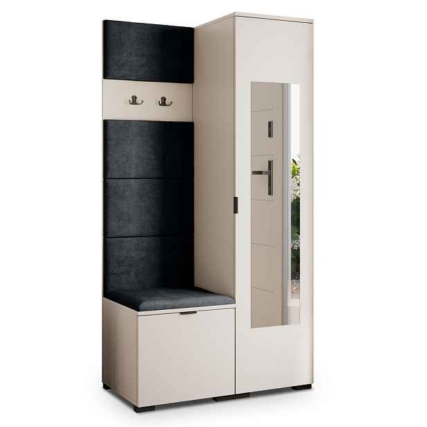 MASSENO MODERNÍ PŘEDSÍŇOVÁ SKŘÍŇ VIRA, 95/181/51 cm, kašmírová