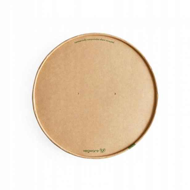 Víčko pro misky Vegware o průměru 185 mm, 50 ks, jednorázové