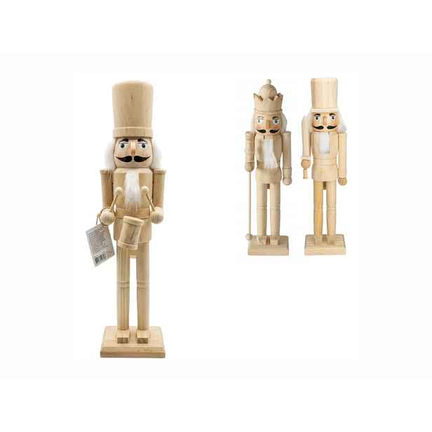Dřevěný louskáček ROYAL GUARD 38 cm, přírodní dřevo
