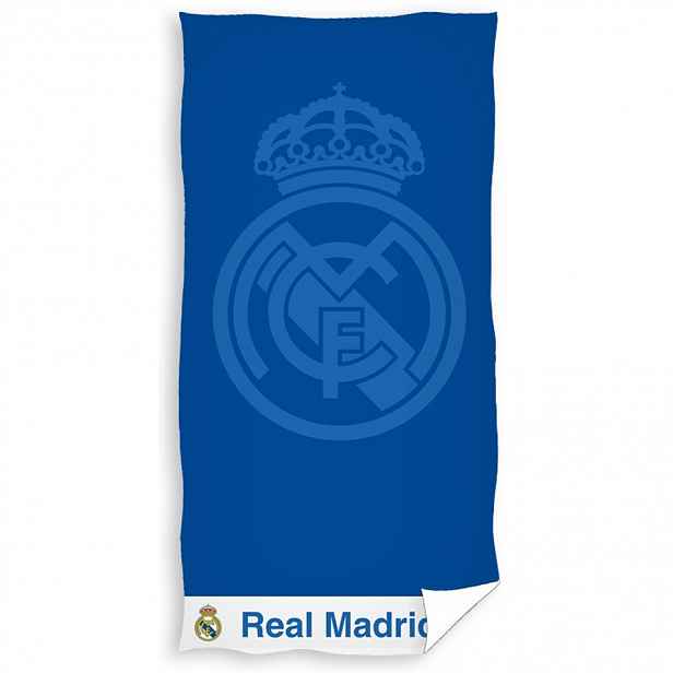 Carbotex Žakárová osuška Real Madrid Blue, 86 x 160 cm