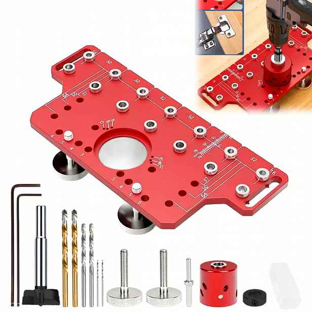 Vzorník Šablona Pro Vrtání Otvorů Nábytku Nábytkový Polic Závěsů