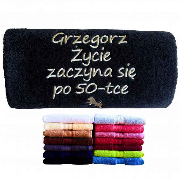 Dárek K 50. Narozeninám Pro Muže, Tátu, Bratra, Chlapa, Vtipný Ručník Let