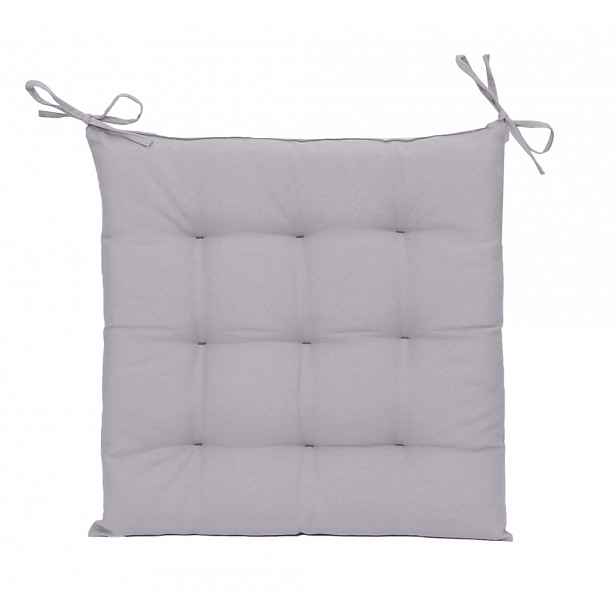 Podsedák na židle Nils 40x40 cm, stříbrný