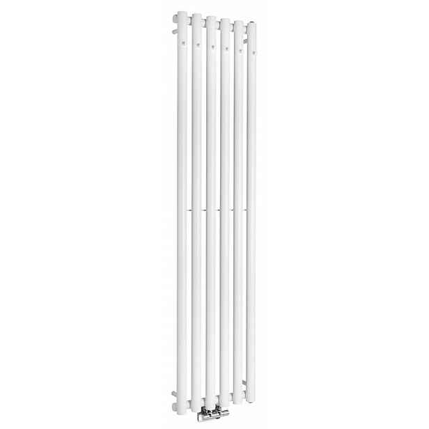 Sapho Pilon - Topné těleso 42x180 cm, 6x háček pro ručník, matná bílá IZ131T