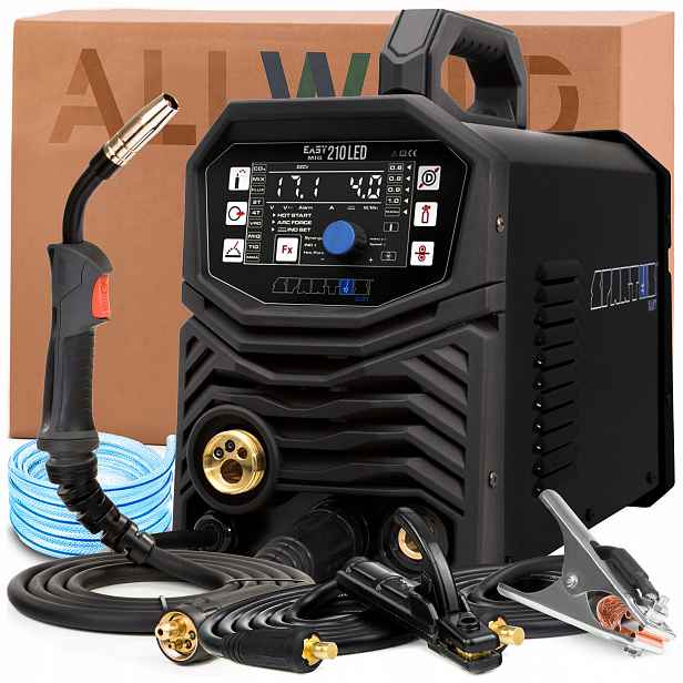 Svařovací Stroj Spartus Easymig 210 Led 230V 200A Synergie Mma Tig Lift Flux