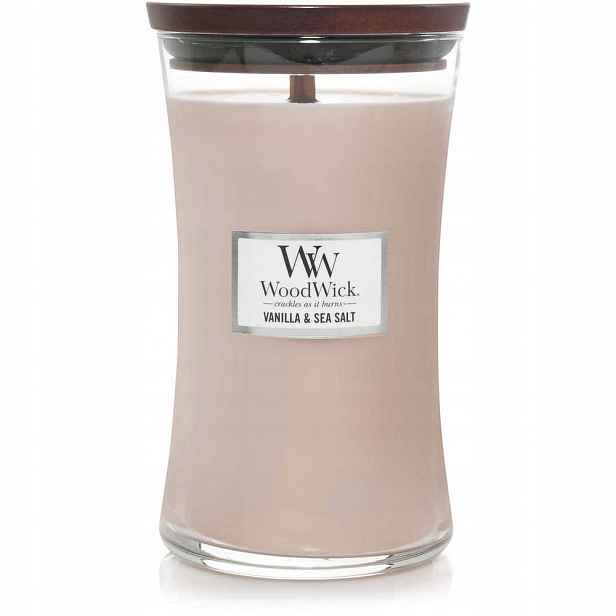 Vanilla & Sea Salt – velká svíčka WoodWick