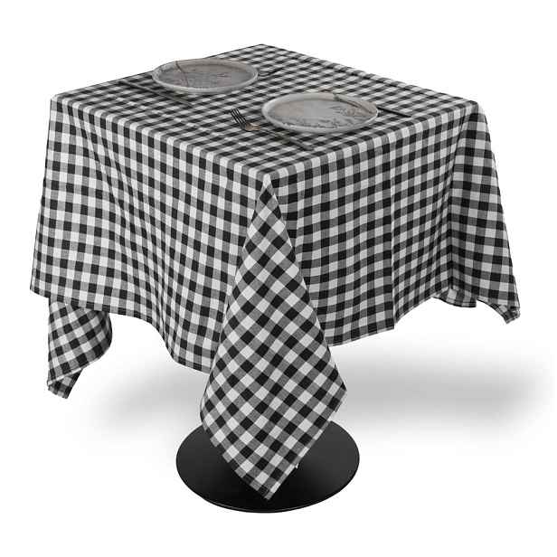 Bavlněný ubrus 150x150 cm Gingham – Tiseco Home Studio