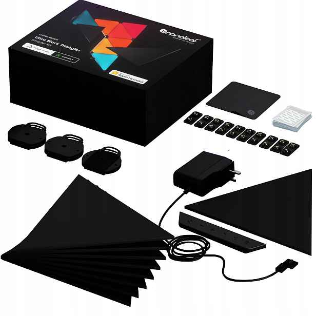 Nanoleaf Ultra Black, 9 světelných panelů