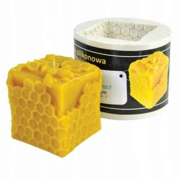 Silikonová forma na svíčky Kostka