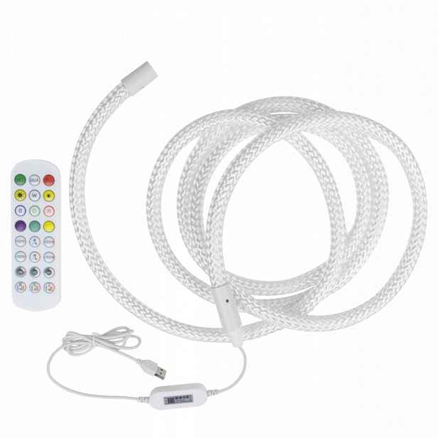 Neon Led Lina Rgb 3m 5V Flexibilní Dálkový Ovladač Neonová Usb 5V Ozdobná